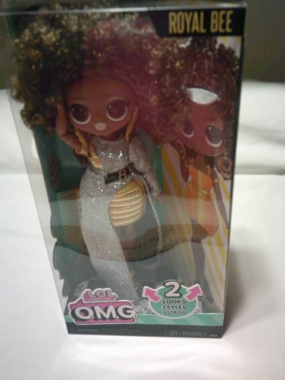 NIB ROYAL BEE L.O.L. SURPRISE O.M.G. DOLL w/ ACCESSORIES 2 LOOKS STYLES 👸🎁NEW